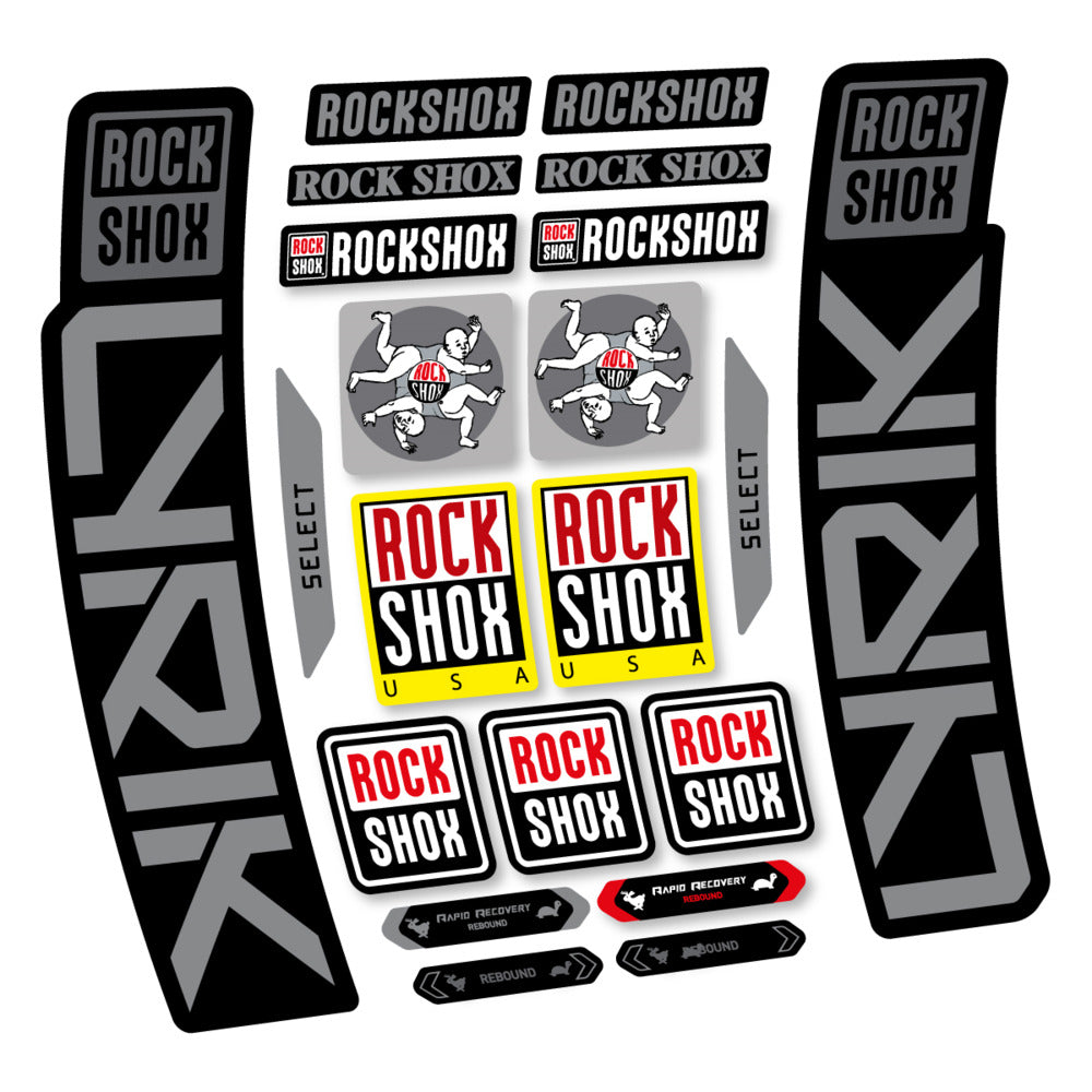 Stickers RockShox Lyrik Select 2027 compatibles - Autocollants fourche VTT