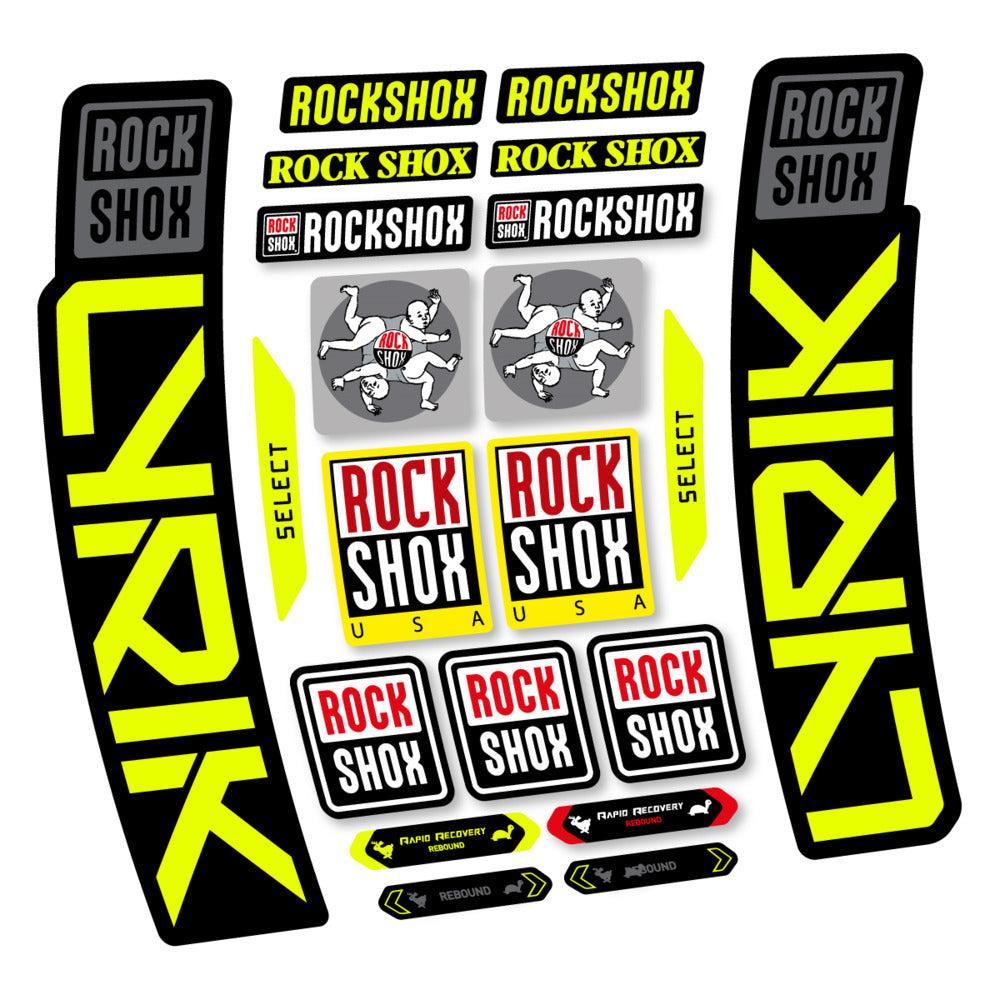 Stickers RockShox Lyrik Select 2027 compatibles - Autocollants fourche VTT