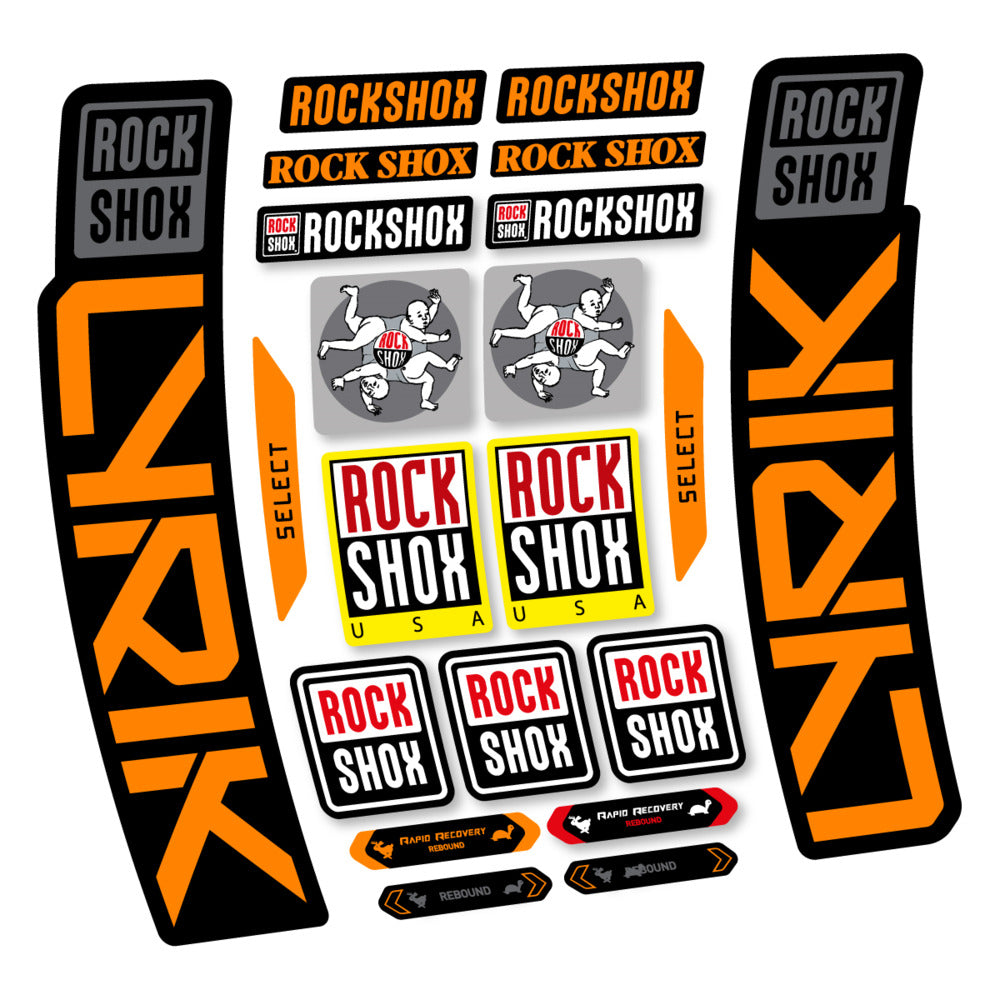 Stickers RockShox Lyrik Select 2027 compatibles - Autocollants fourche VTT