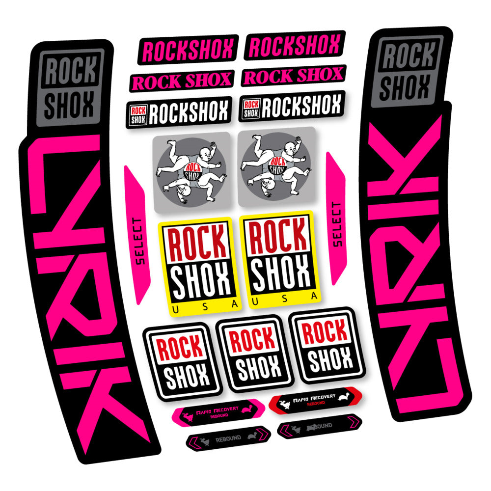 Stickers RockShox Lyrik Select 2027 compatibles - Autocollants fourche VTT