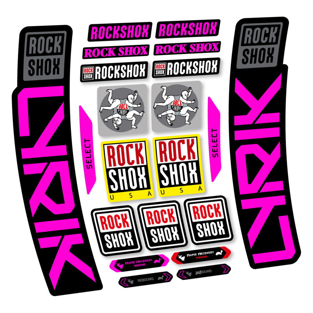 Stickers RockShox Lyrik Select 2027 compatibles - Autocollants fourche VTT