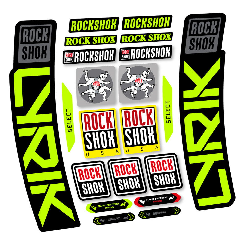 Stickers RockShox Lyrik Select 2027 compatibles - Autocollants fourche VTT