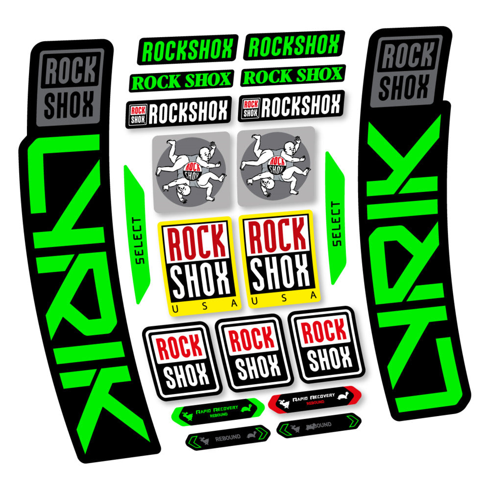 Stickers RockShox Lyrik Select 2027 compatibles - Autocollants fourche VTT