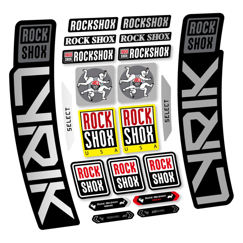 Stickers RockShox Lyrik Select 2027 compatibles - Autocollants fourche VTT