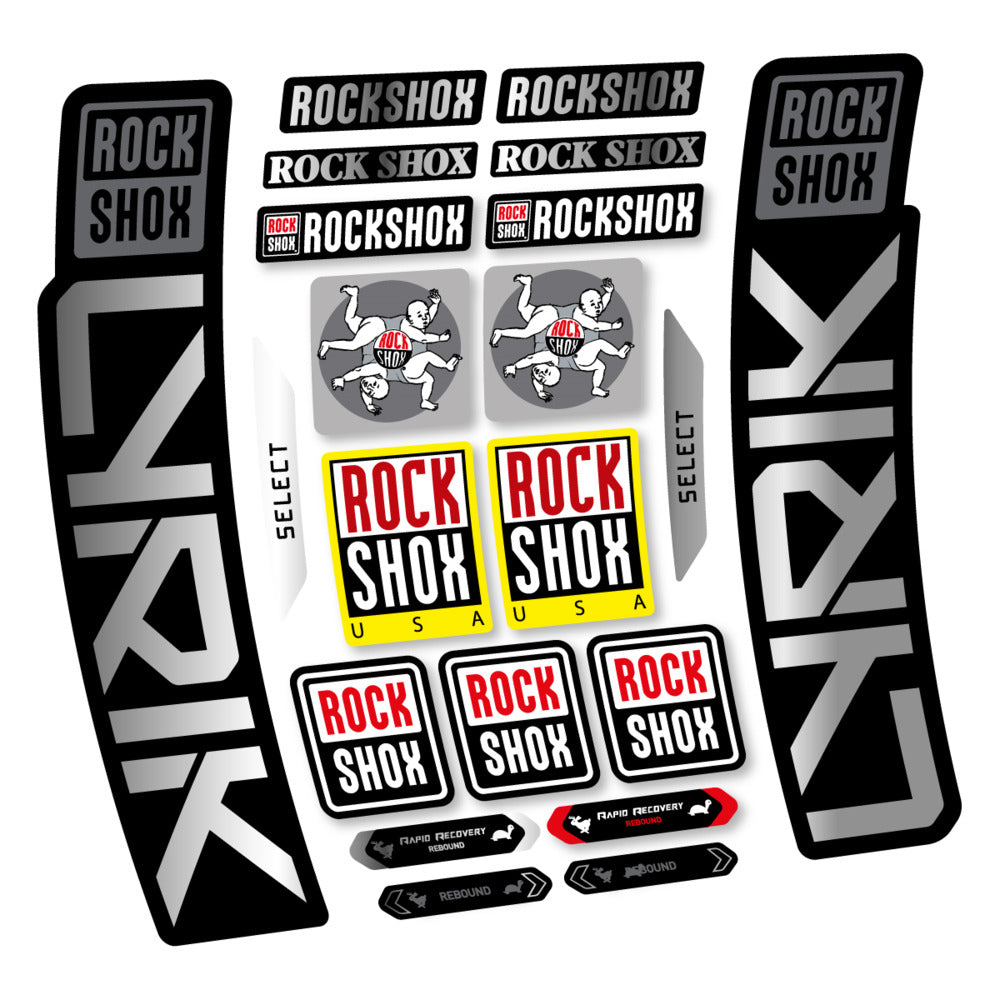 Stickers RockShox Lyrik Select 2027 compatibles - Autocollants fourche VTT