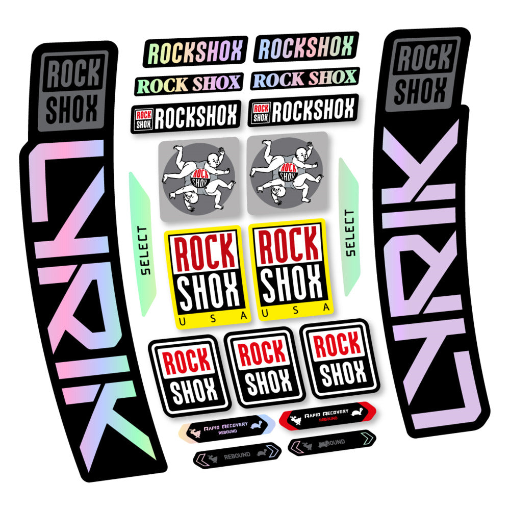 Stickers RockShox Lyrik Select 2027 compatibles - Autocollants fourche VTT