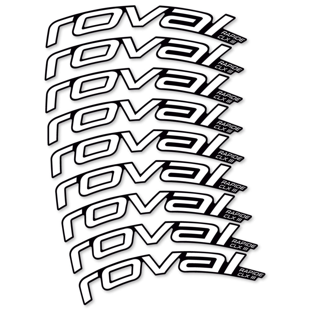 Stickers Roval Rapide CLX III 2026 compatibles - Autocollants roue vélo route