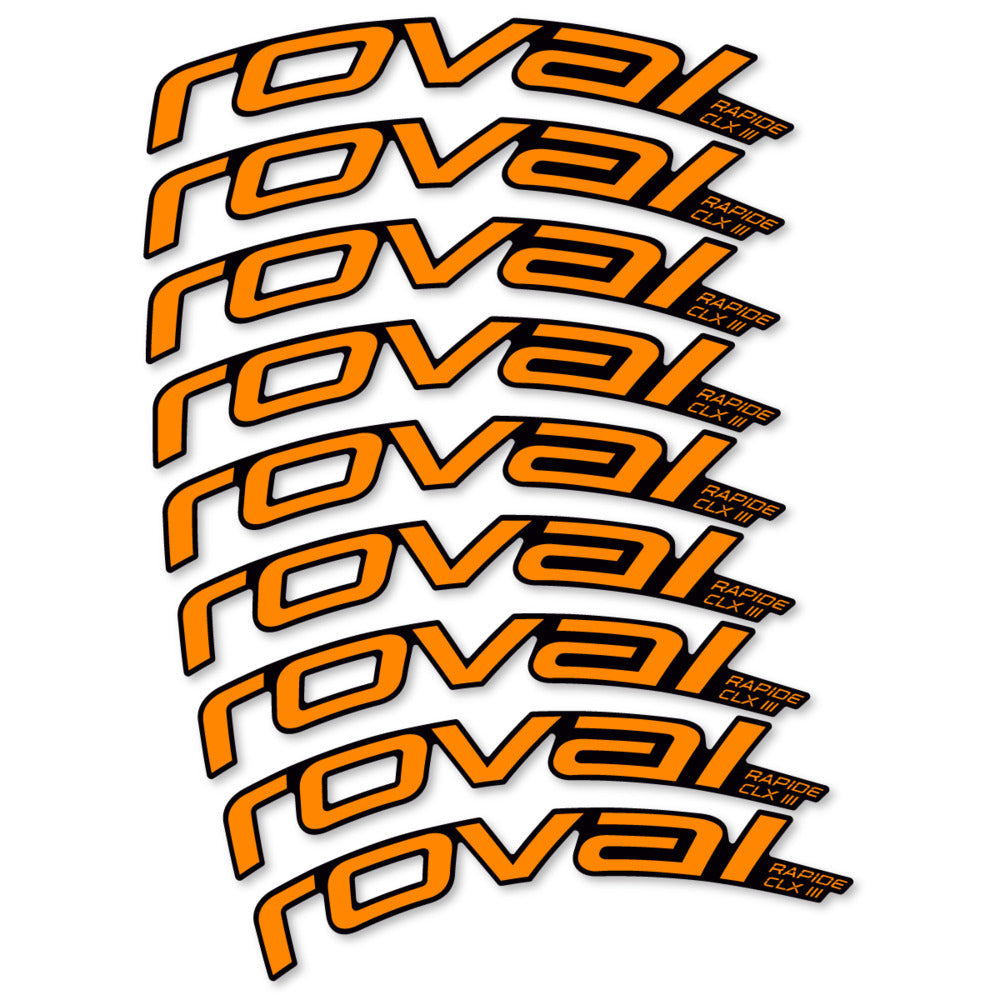 Stickers Roval Rapide CLX III 2026 compatibles - Autocollants roue vélo route