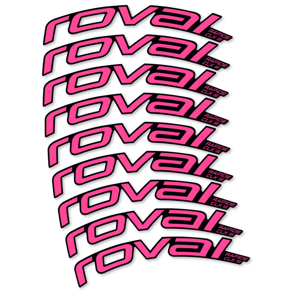 Stickers Roval Rapide CLX III 2026 compatibles - Autocollants roue vélo route