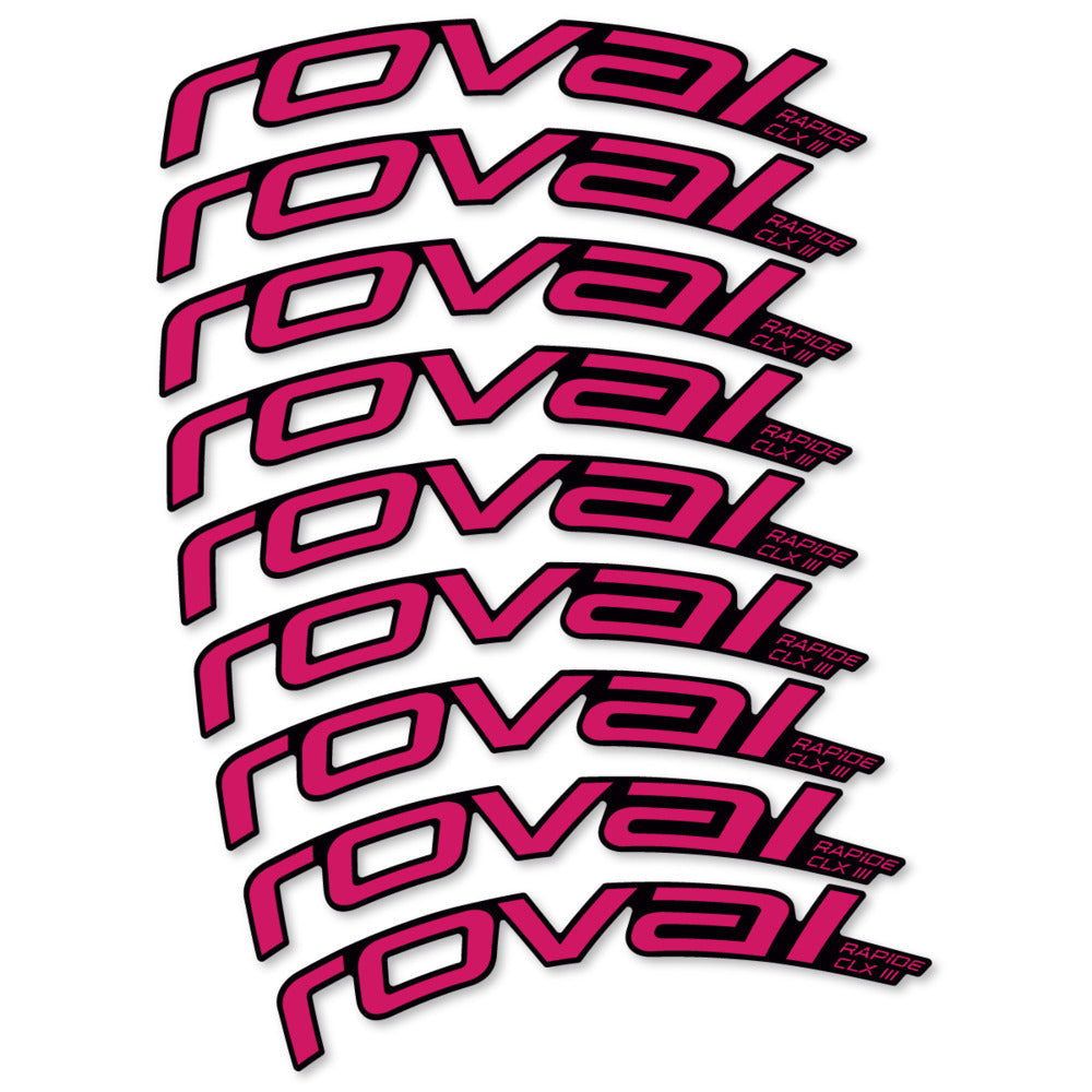 Stickers Roval Rapide CLX III 2026 compatibles - Autocollants roue vélo route