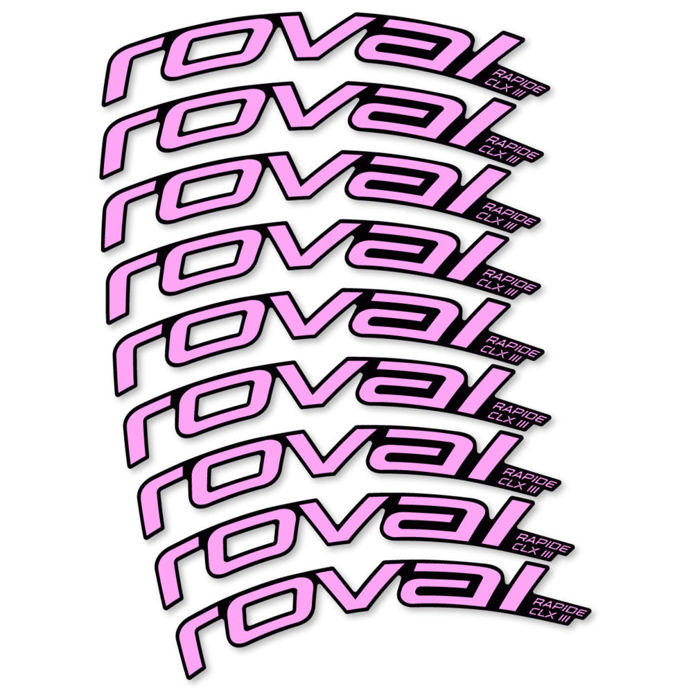 Stickers Roval Rapide CLX III 2026 compatibles - Autocollants roue vélo route