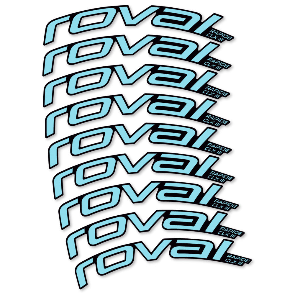 Stickers Roval Rapide CLX III 2026 compatibles - Autocollants roue vélo route