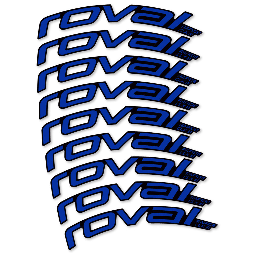 Stickers Roval Rapide CLX III 2026 compatibles - Autocollants roue vélo route