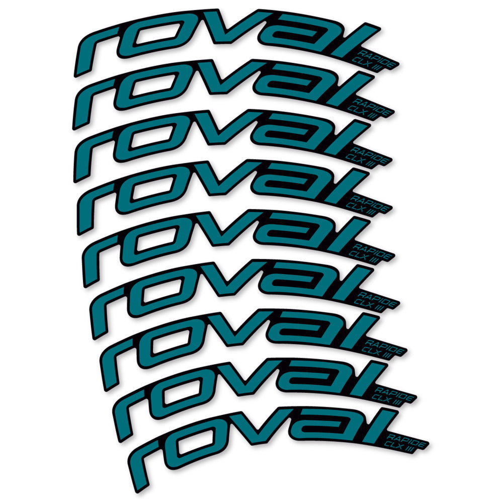 Stickers Roval Rapide CLX III 2026 compatibles - Autocollants roue vélo route