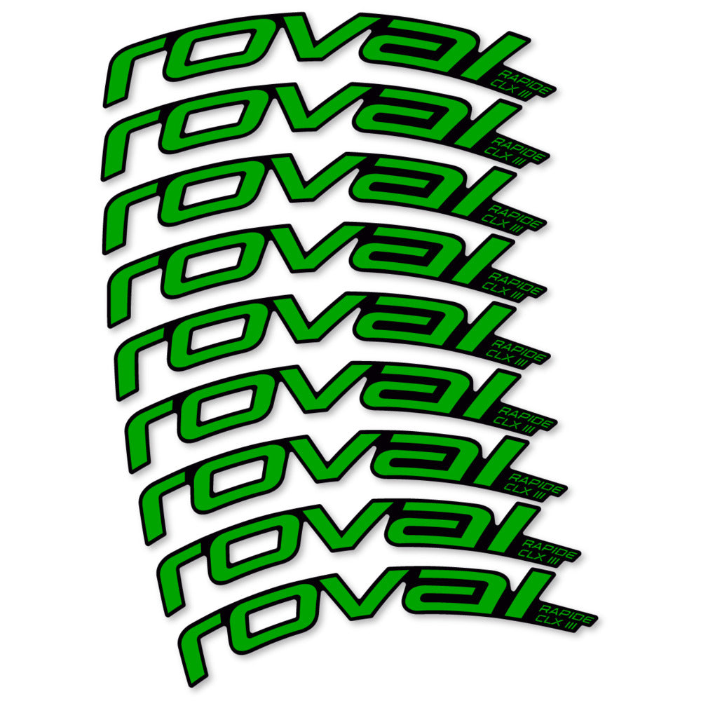 Stickers Roval Rapide CLX III 2026 compatibles - Autocollants roue vélo route