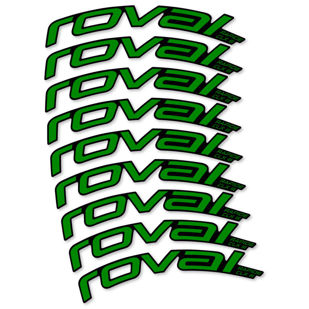 Stickers Roval Rapide CLX III 2026 compatibles - Autocollants roue vélo route