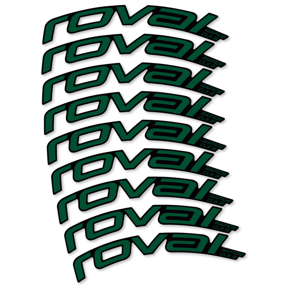 Stickers Roval Rapide CLX III 2026 compatibles - Autocollants roue vélo route