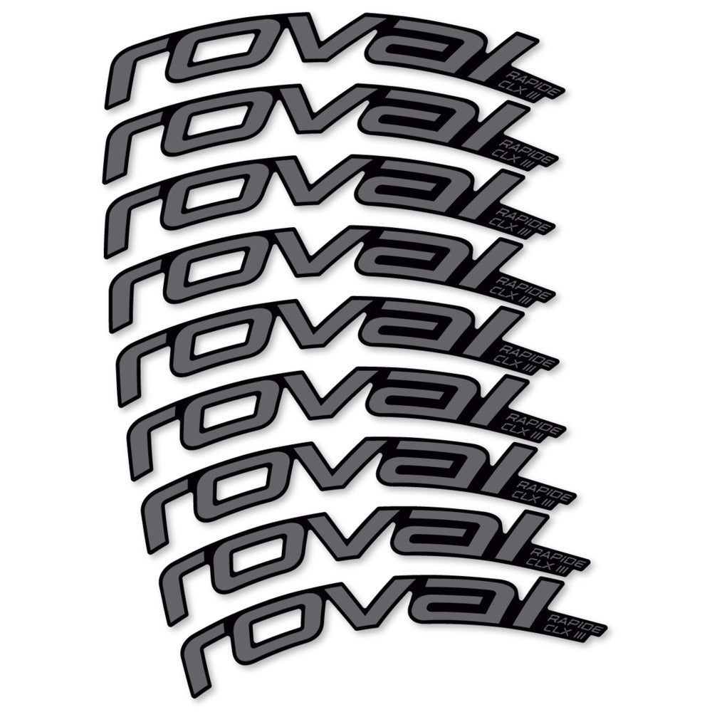 Stickers Roval Rapide CLX III 2026 compatibles - Autocollants roue vélo route