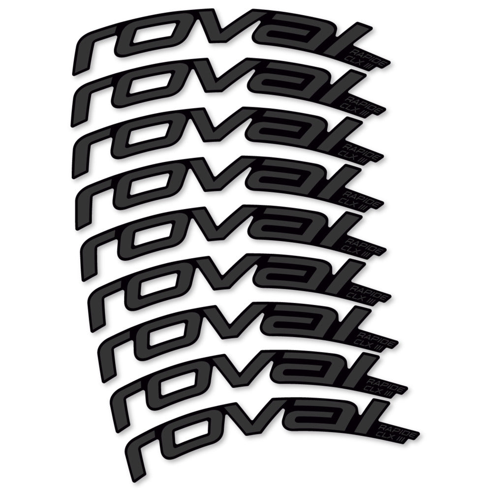Stickers Roval Rapide CLX III 2026 compatibles - Autocollants roue vélo route