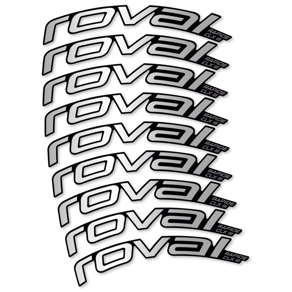 Stickers Roval Rapide CLX III 2026 compatibles - Autocollants roue vélo route