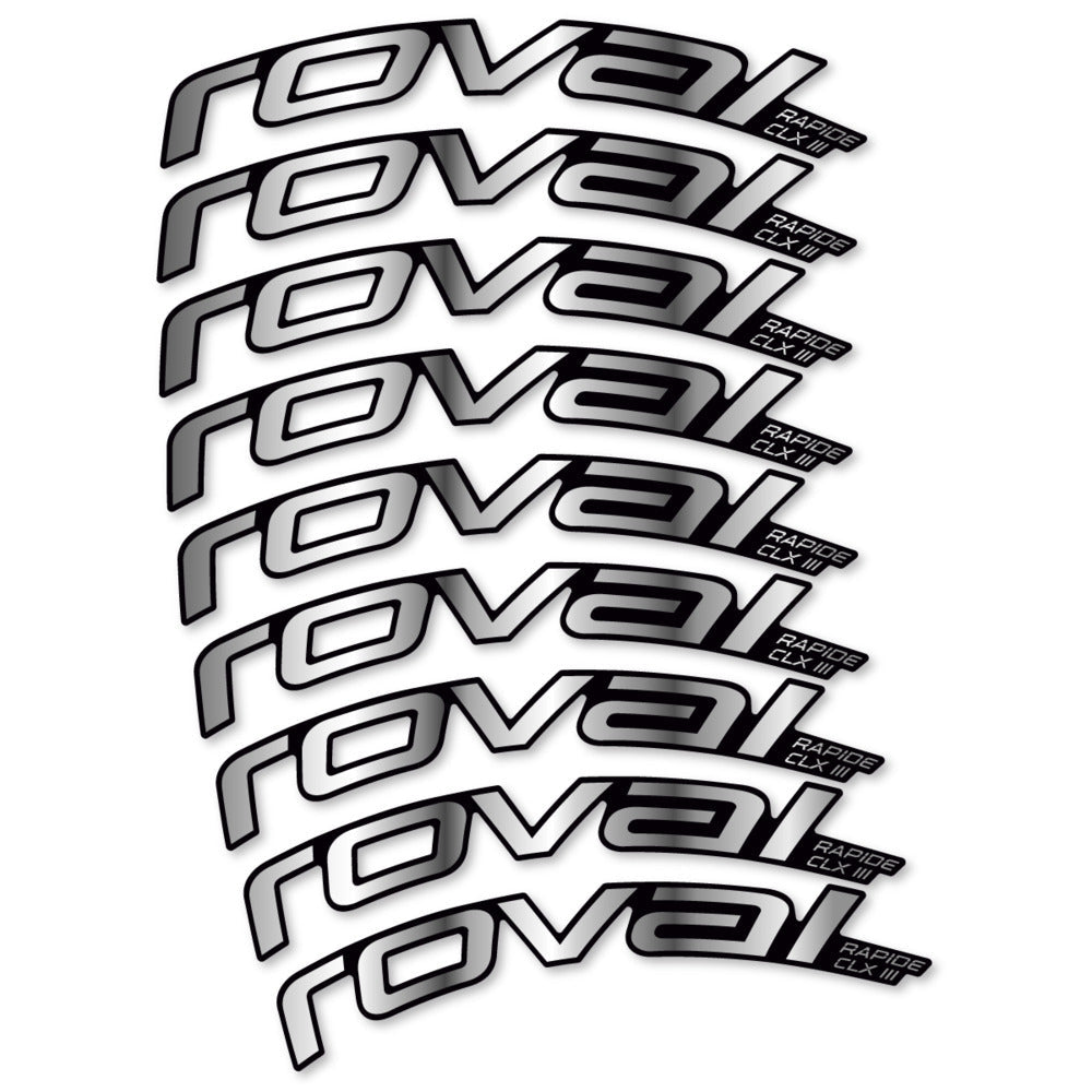 Stickers Roval Rapide CLX III 2026 compatibles - Autocollants roue vélo route