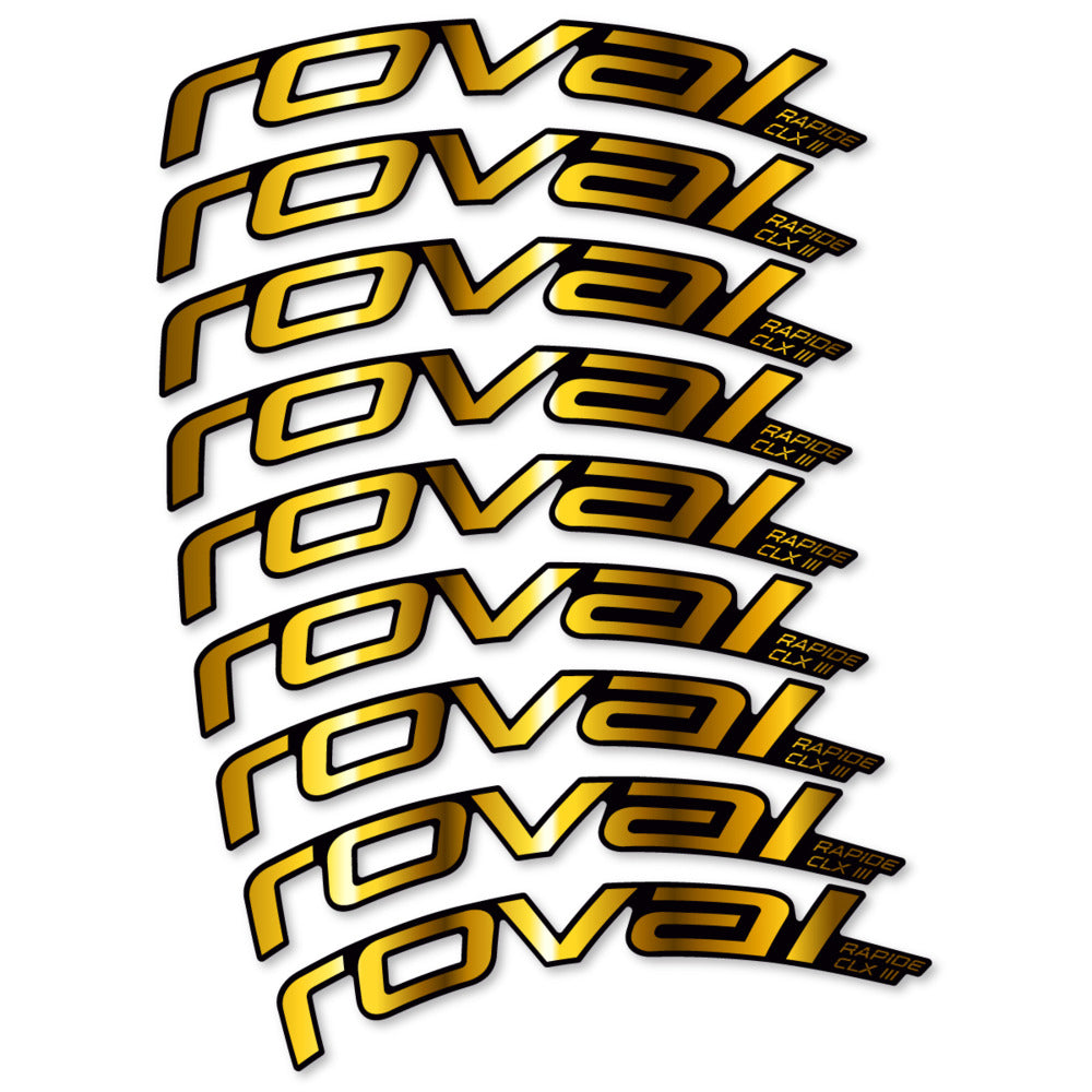 Stickers Roval Rapide CLX III 2026 compatibles - Autocollants roue vélo route