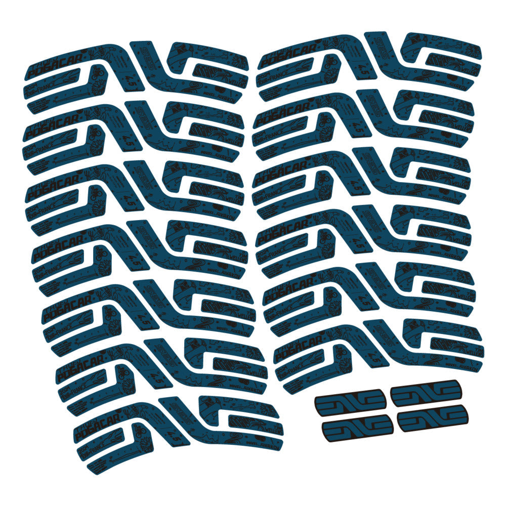 Stickers Compatible Decal Enve SES 45 Pogacar TDF 2022-2025 compatibles - Autocollants roue vélo route