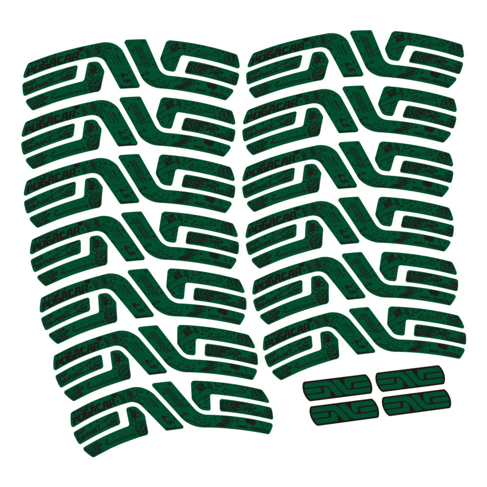 Stickers Compatible Decal Enve SES 45 Pogacar TDF 2022-2025 compatibles - Autocollants roue vélo route