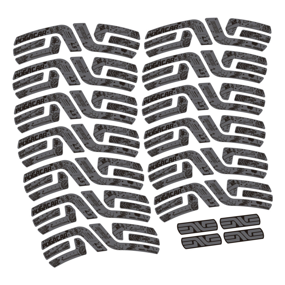 Stickers Compatible Decal Enve SES 45 Pogacar TDF 2022-2025 compatibles - Autocollants roue vélo route