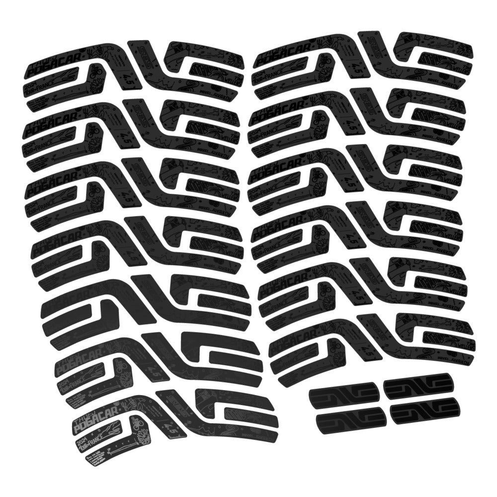 Stickers Compatible Decal Enve SES 45 Pogacar TDF 2022-2025 compatibles - Autocollants roue vélo route