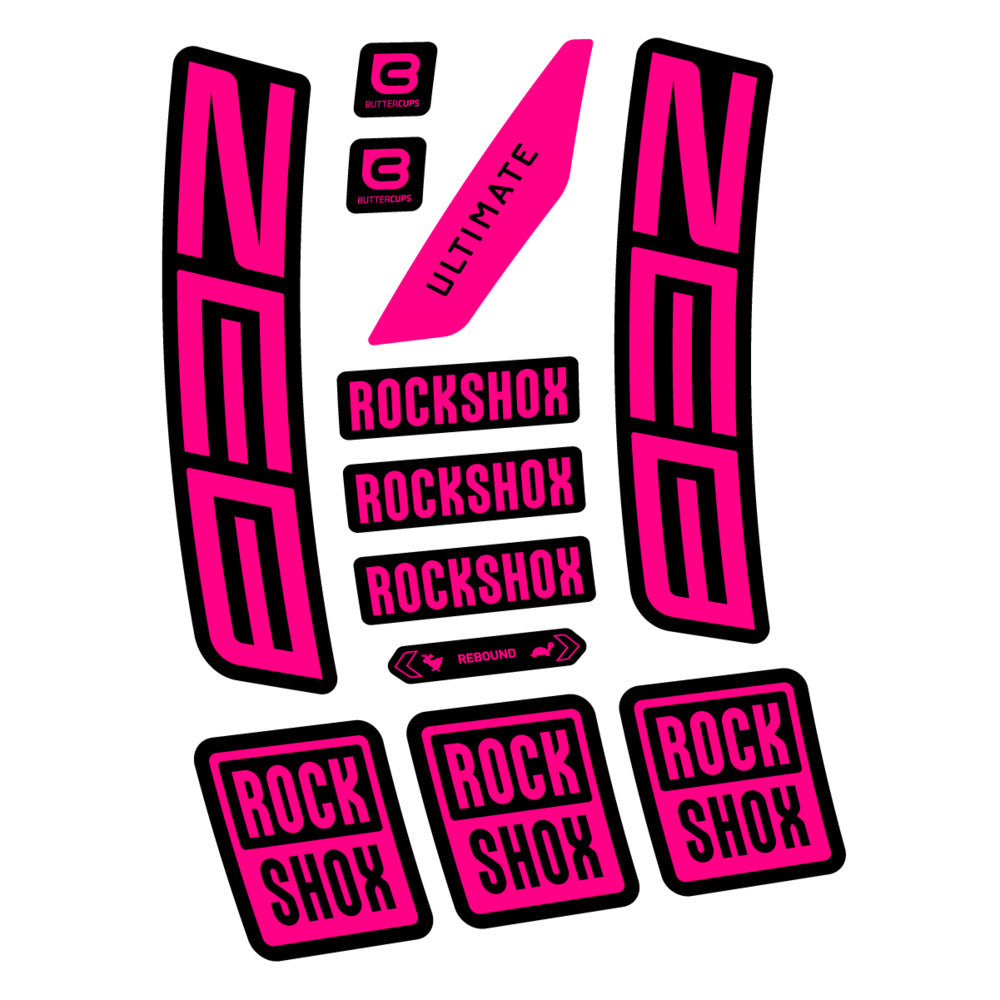 Stickers RockShox ZEB Ultimate 2027 compatibles - Autocollants fourche VTT