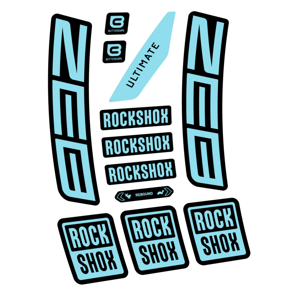 Stickers RockShox ZEB Ultimate 2027 compatibles - Autocollants fourche VTT
