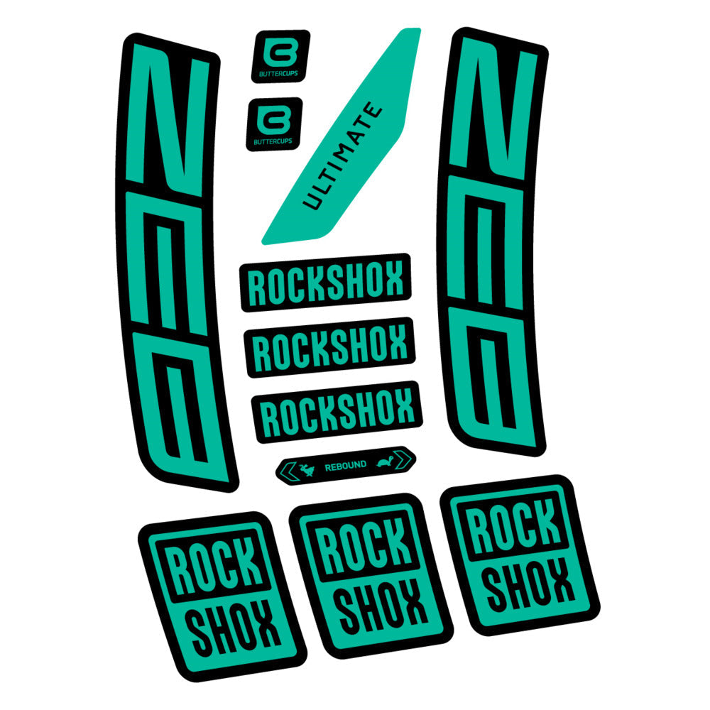 Stickers RockShox ZEB Ultimate 2027 compatibles - Autocollants fourche VTT