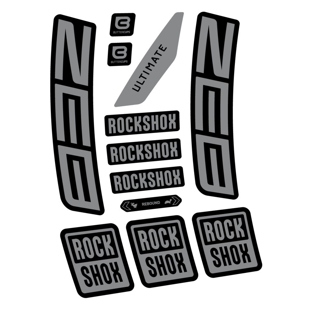 Stickers RockShox ZEB Ultimate 2027 compatibles - Autocollants fourche VTT