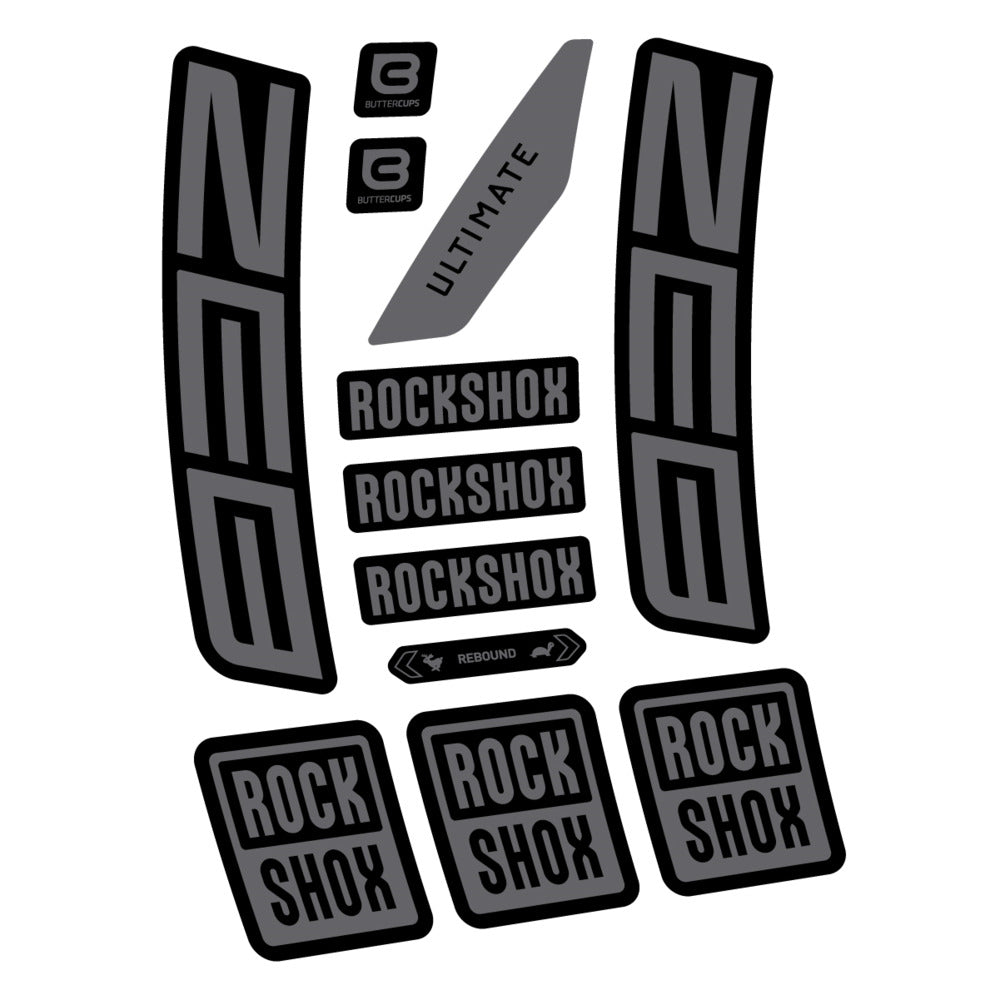 Stickers RockShox ZEB Ultimate 2027 compatibles - Autocollants fourche VTT