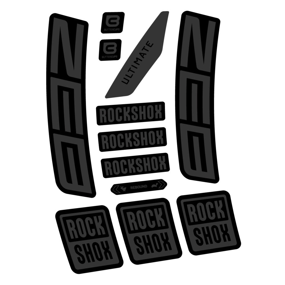 Stickers RockShox ZEB Ultimate 2027 compatibles - Autocollants fourche VTT