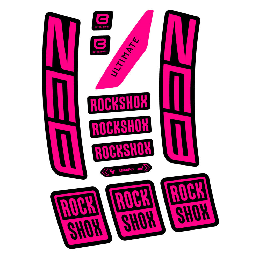 Stickers RockShox ZEB Ultimate 2027 compatibles - Autocollants fourche VTT