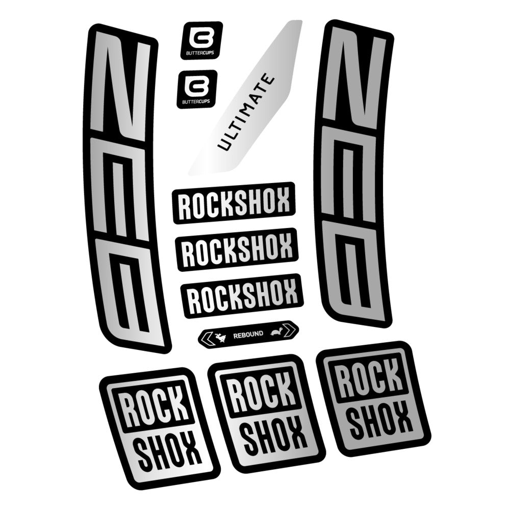 Stickers RockShox ZEB Ultimate 2027 compatibles - Autocollants fourche VTT