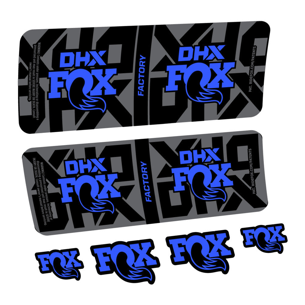 Stickers Fox DHX Factory 2027 compatibles - Autocollants amortisseur VTT