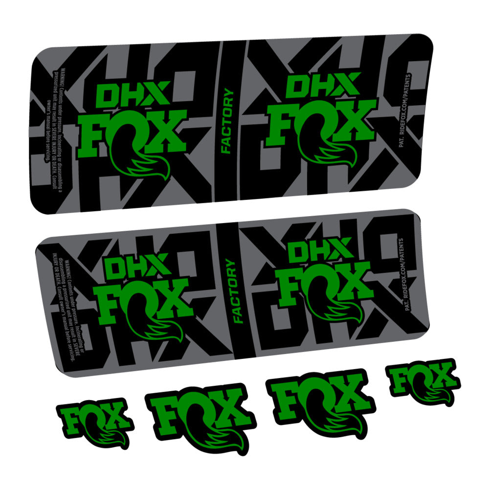 Stickers Fox DHX Factory 2027 compatibles - Autocollants amortisseur VTT