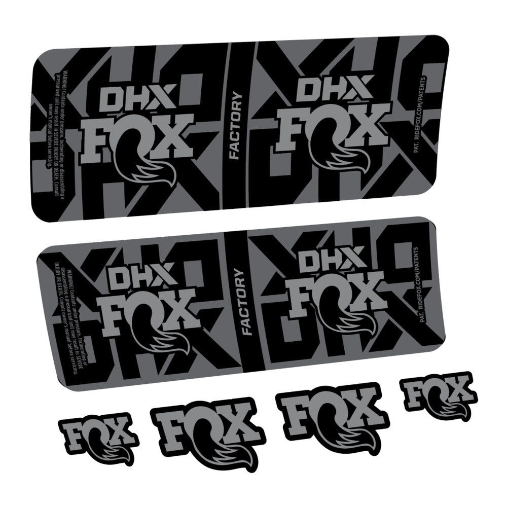 Stickers Fox DHX Factory 2027 compatibles - Autocollants amortisseur VTT