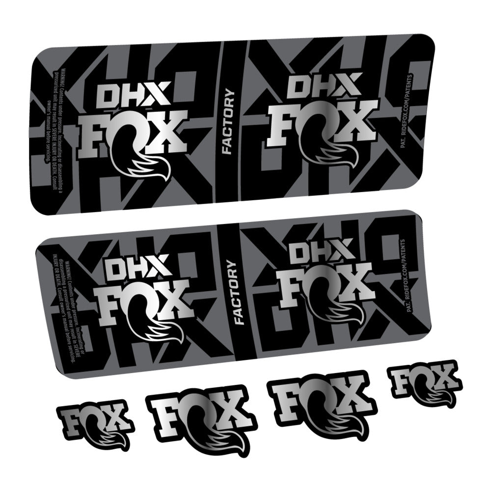 Stickers Fox DHX Factory 2027 compatibles - Autocollants amortisseur VTT