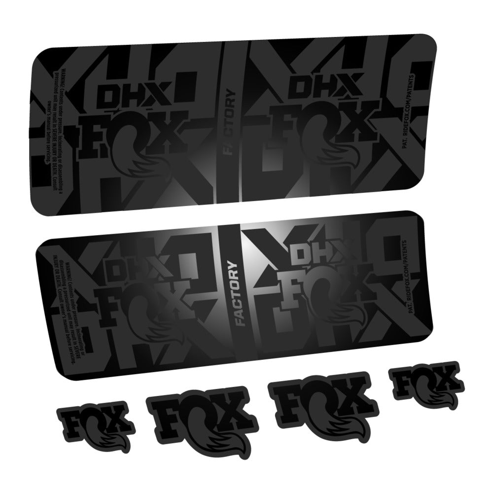 Stickers Fox DHX Factory 2027 compatibles - Autocollants amortisseur VTT