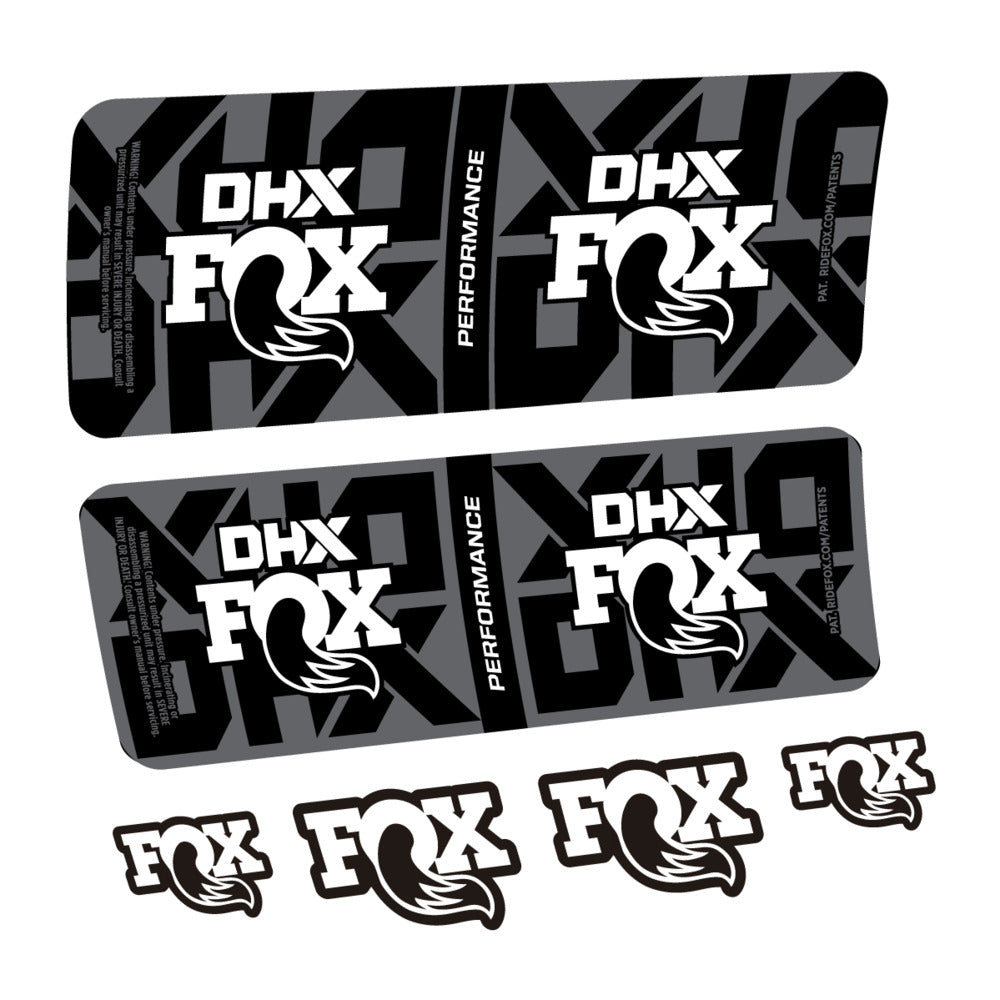 Stickers Fox DHX Performance 2027 compatibles - Autocollants amortisseur VTT