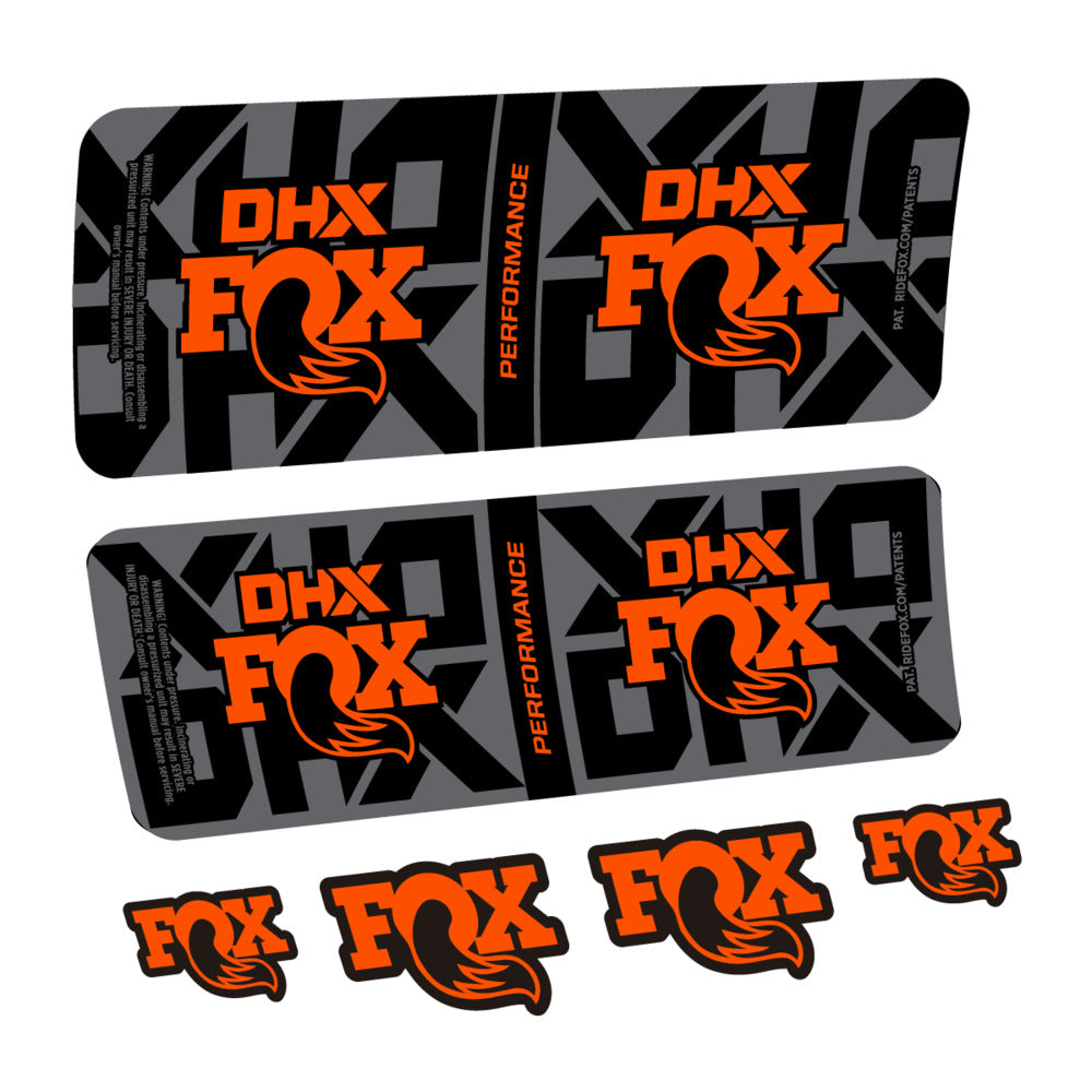 Stickers Fox DHX Performance 2027 compatibles - Autocollants amortisseur VTT