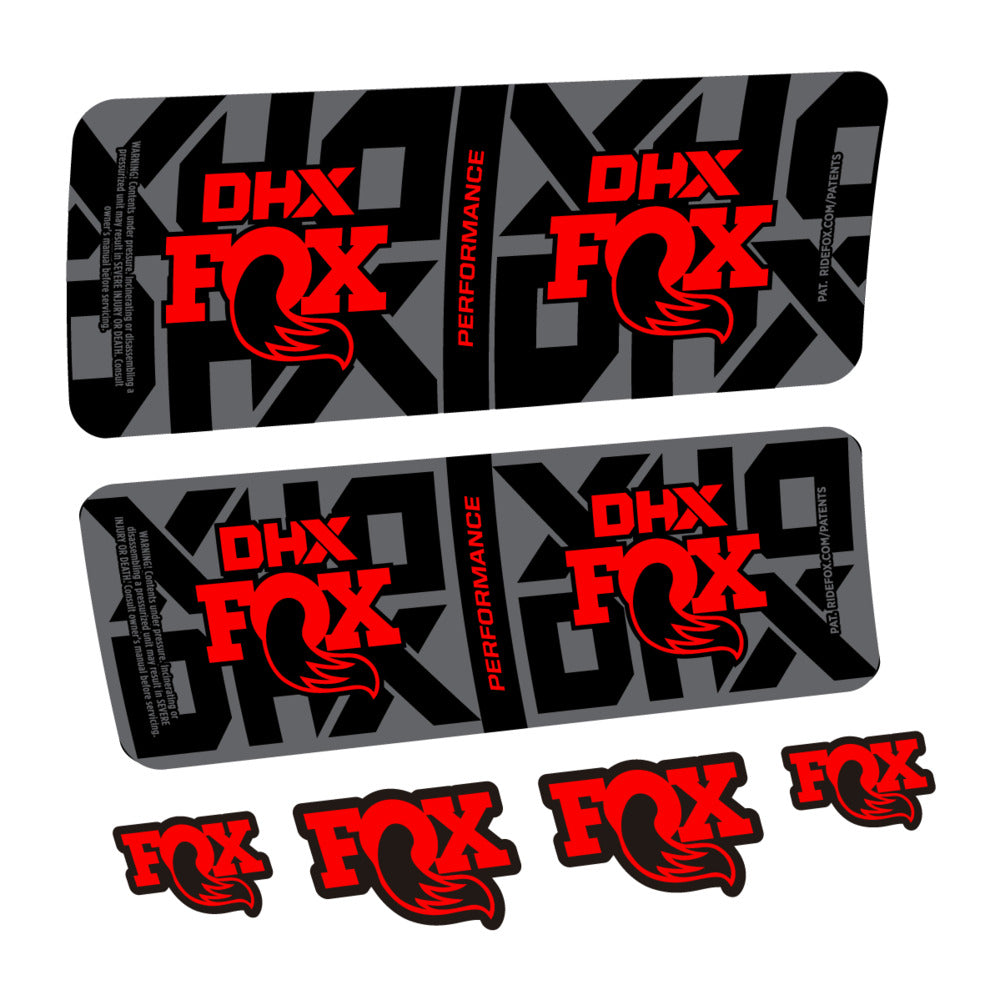 Stickers Fox DHX Performance 2027 compatibles - Autocollants amortisseur VTT