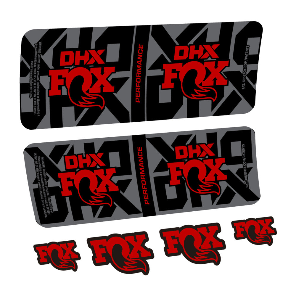 Stickers Fox DHX Performance 2027 compatibles - Autocollants amortisseur VTT
