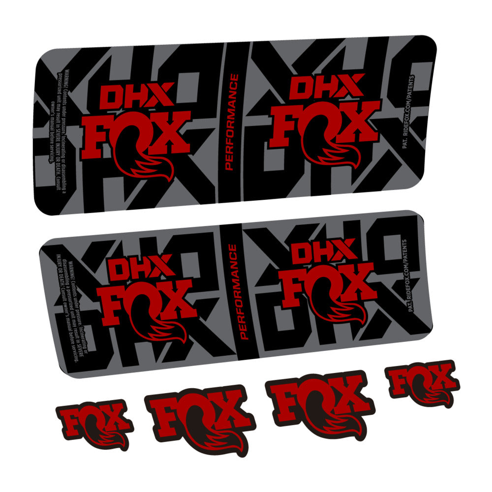 Stickers Fox DHX Performance 2027 compatibles - Autocollants amortisseur VTT