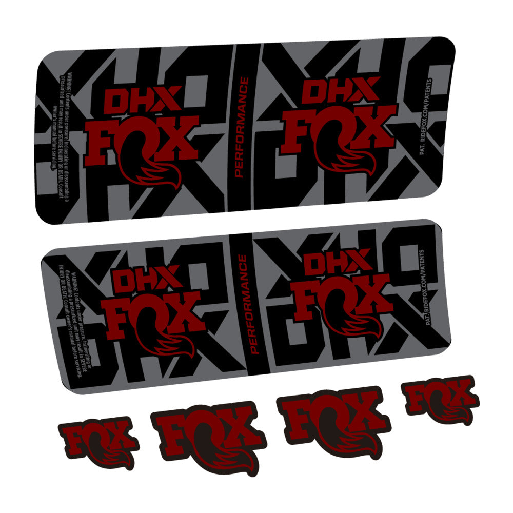 Stickers Fox DHX Performance 2027 compatibles - Autocollants amortisseur VTT