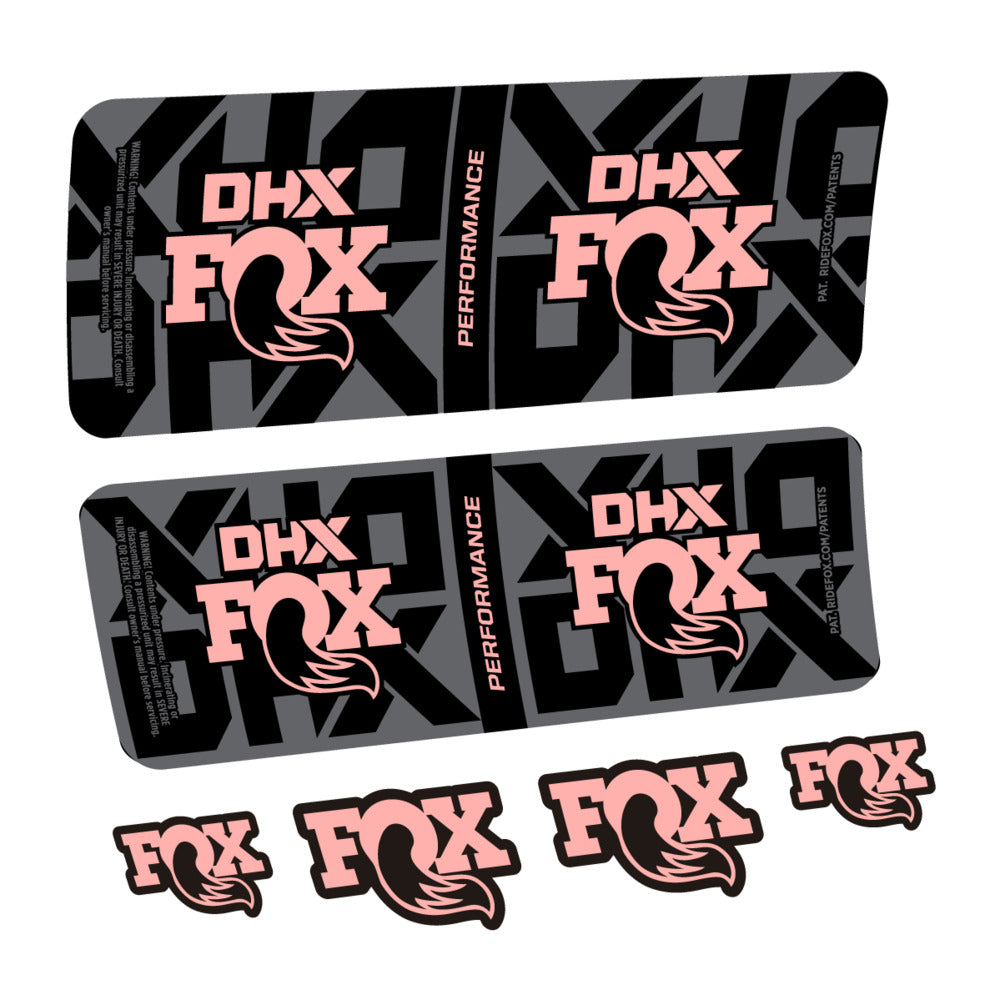Stickers Fox DHX Performance 2027 compatibles - Autocollants amortisseur VTT